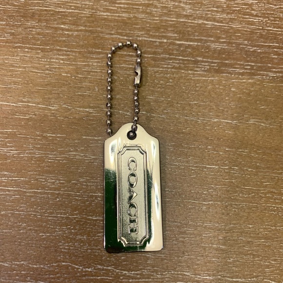 Coach Accessories - Coach Silver Hang tag